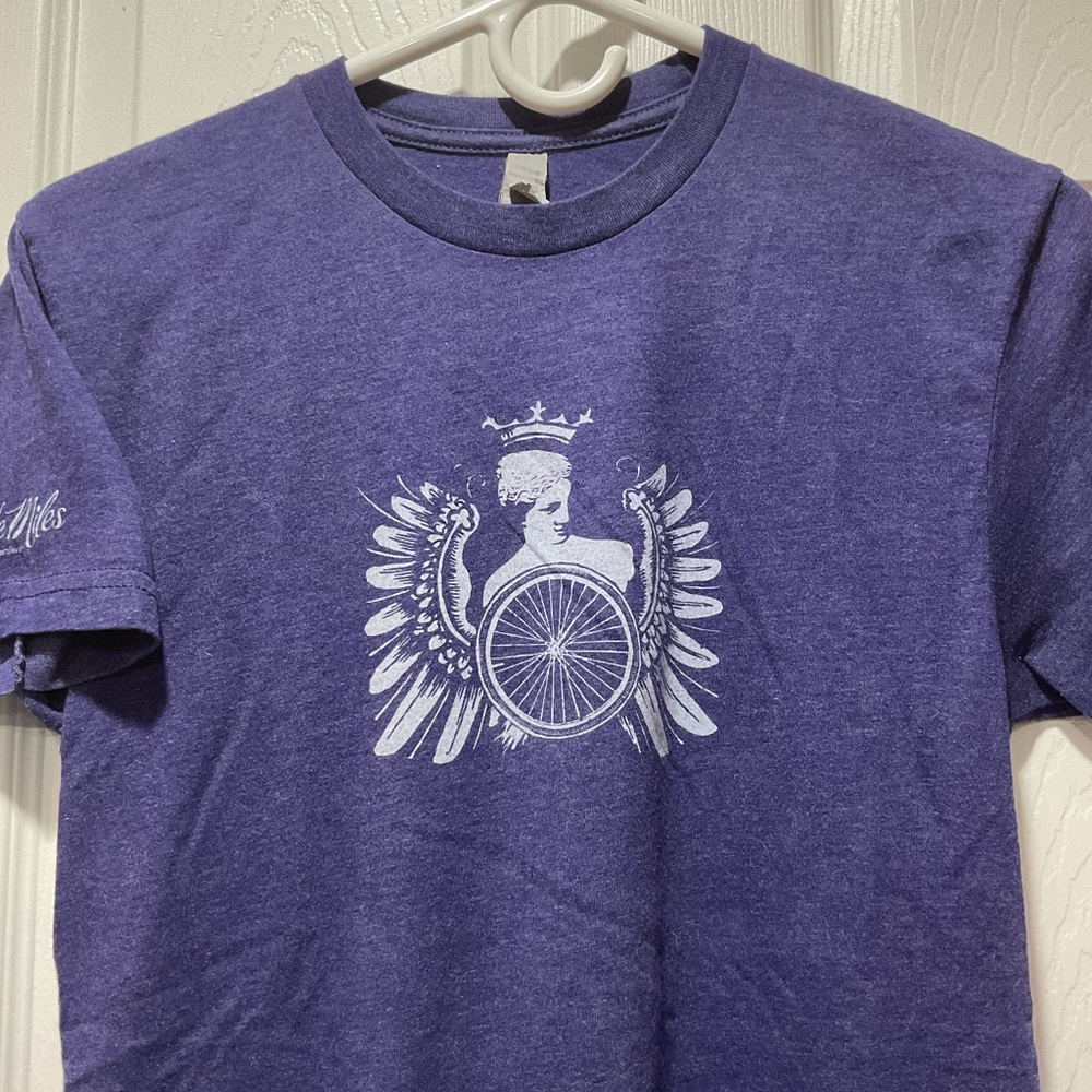 Purple top tee Venus de Miles A Greenhouse Scholars Experience T-shirt